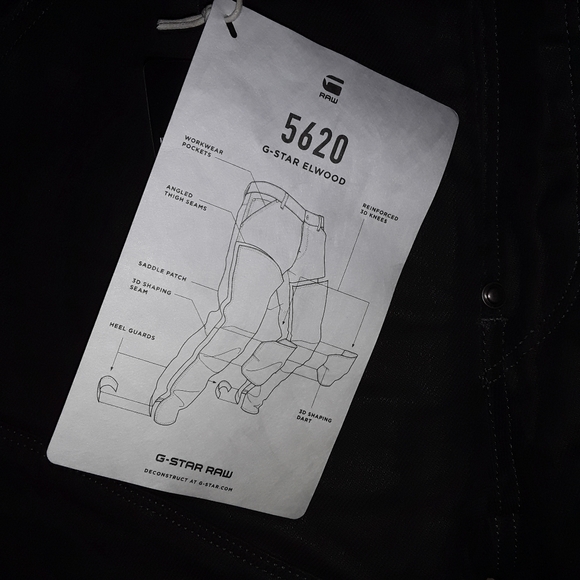 Brand new, never worn, G Raw Jean's. - Picture 7 of 7